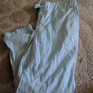 Faded Glory Linen Capri Pants